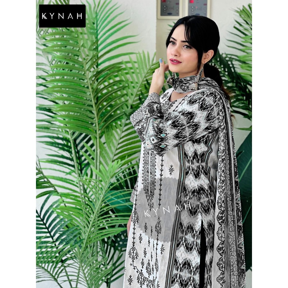 KYNAH 2177 (Cotton dupatta)