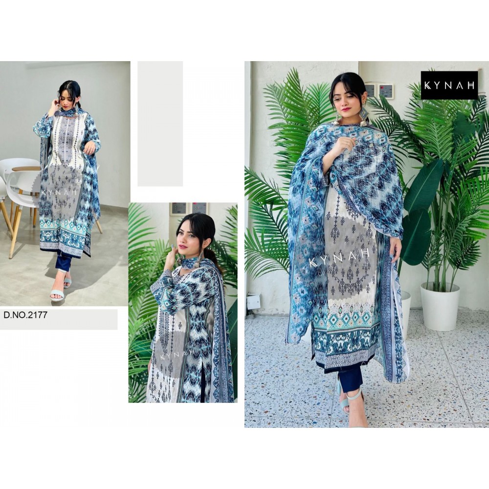 KYNAH 2177 (Chiffon dupatta)