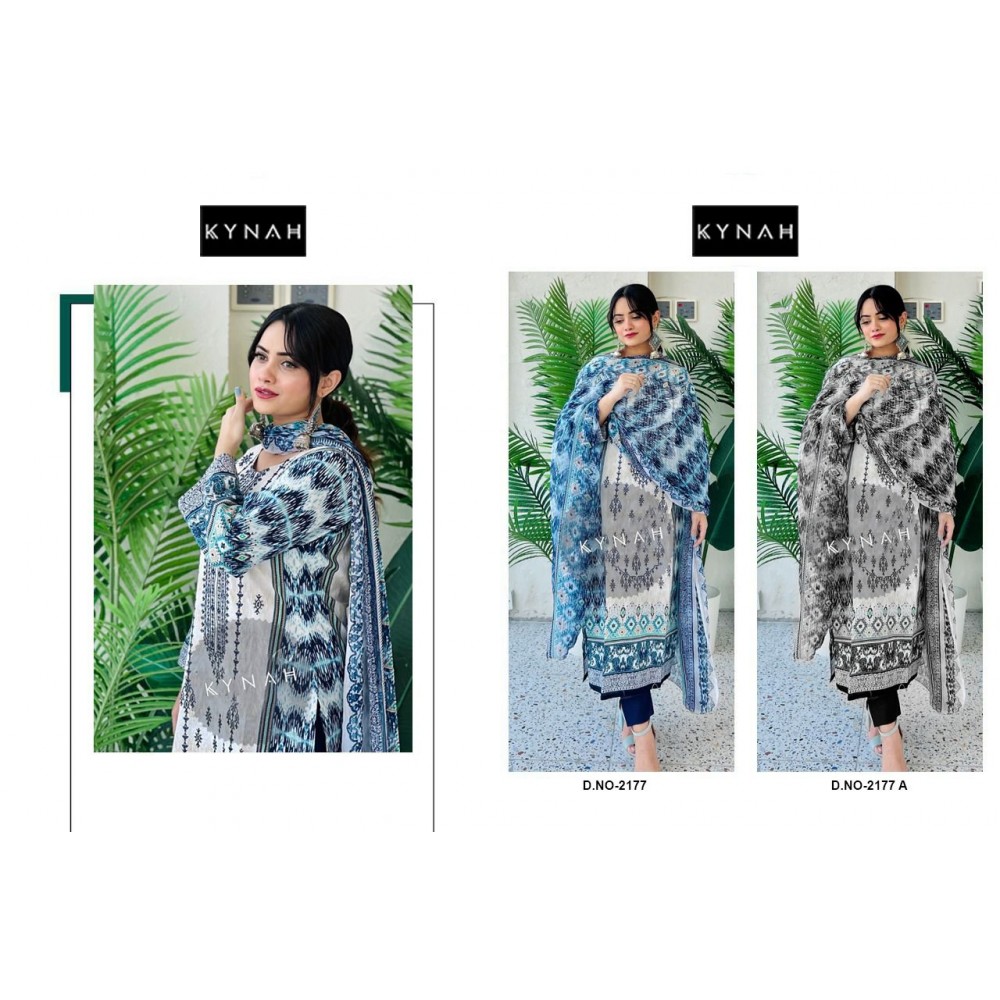 KYNAH 2177 (Chiffon dupatta)