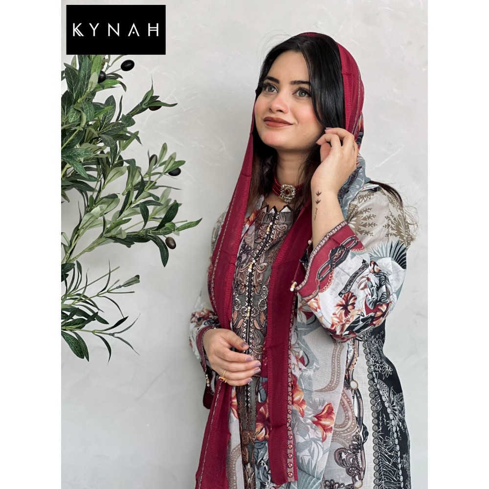 KYNAH 2179 (cotton dupatta)