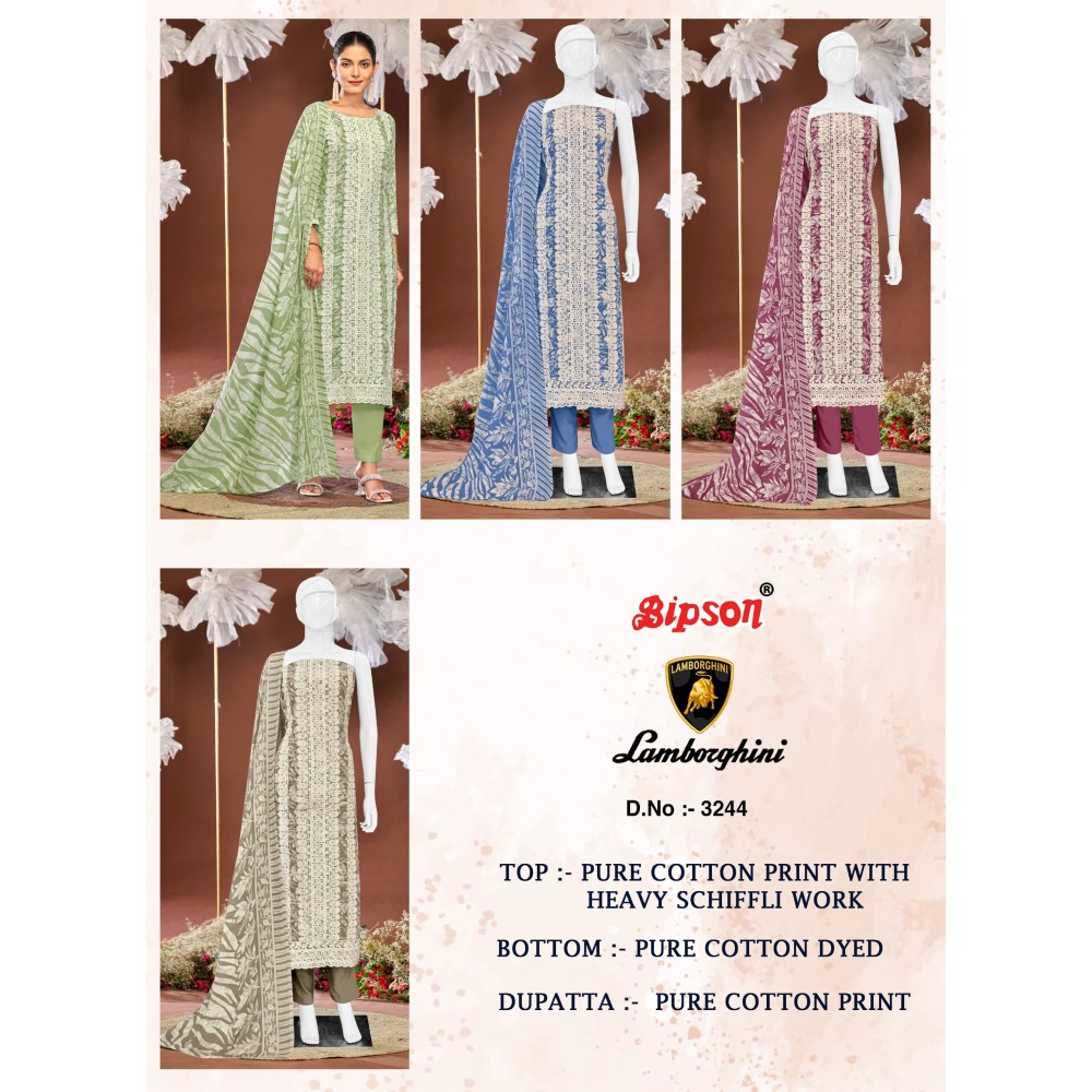 LAMBORGHINI 3244 BIPSON (Cotton dupatta)