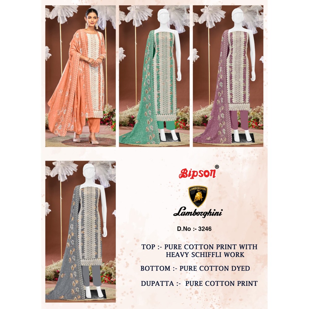 LAMBORGHINI 3246 BIPSON (Cotton dupatta)