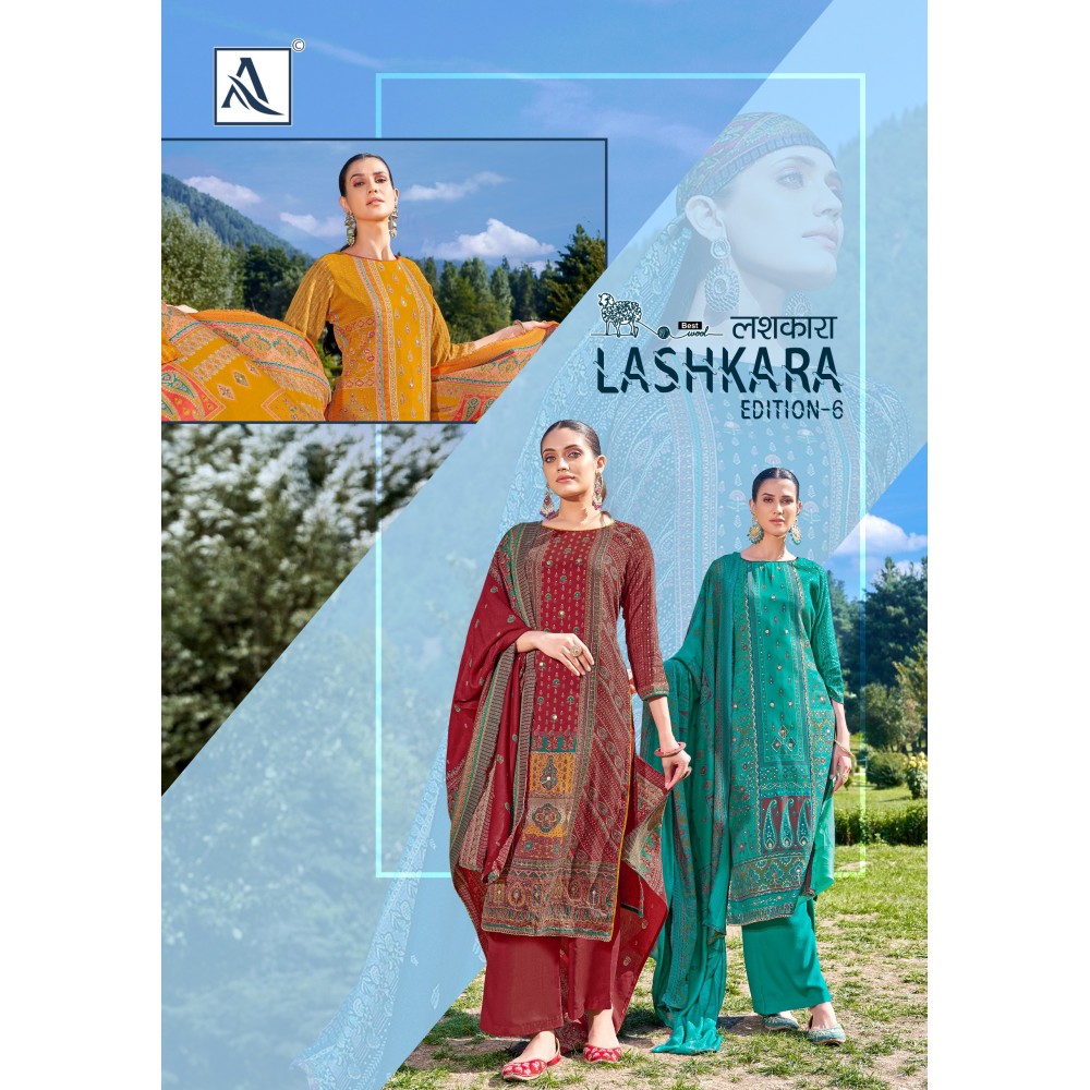 LASHKARA 6 ALOK SUITS (Winter Collection)