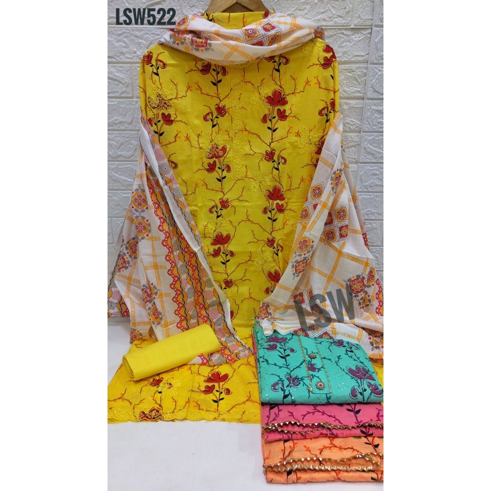 LSW 522 (Cotton Dupatta)