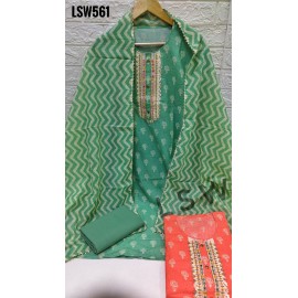 LSW 561 SIGNATURE (Cotton Dupatta)