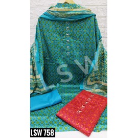 LSW 758 GAANA NT 2 (Cotton Dupatta)