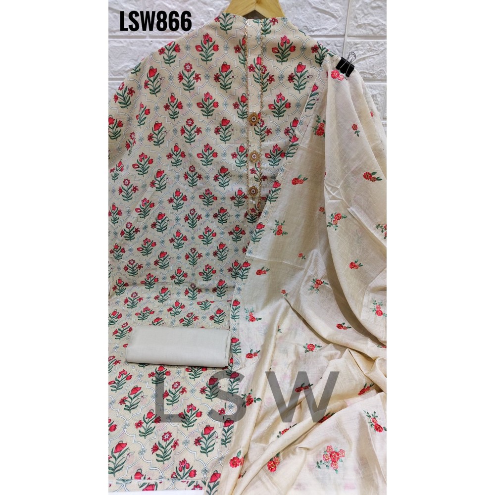 LSW 866 SUPER HIT (Cotton Dupatta)