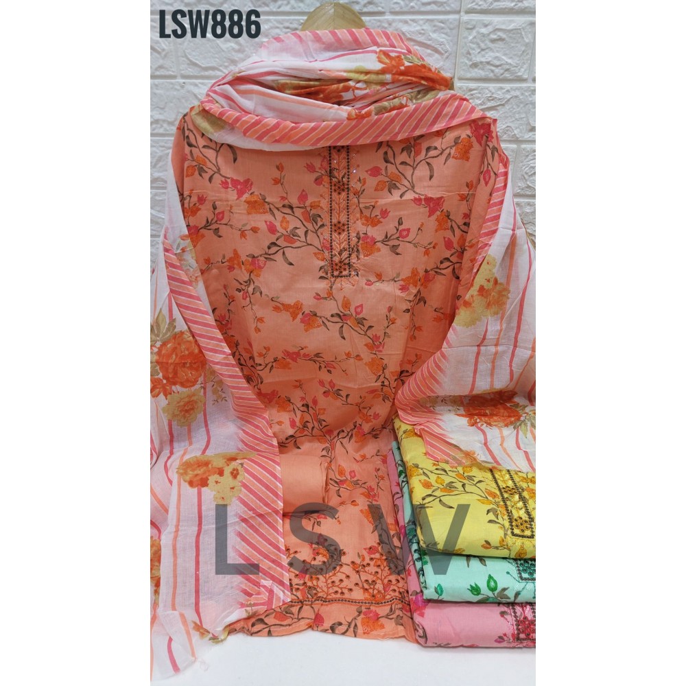 LSW 886 IKSHITA (Cotton Dupatta)