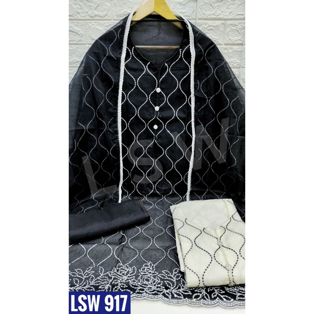 LSW 917 DRISHTI BLACK AND WHITE