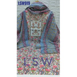 LSW 919 DEEWANA (Cotton Dupatta)