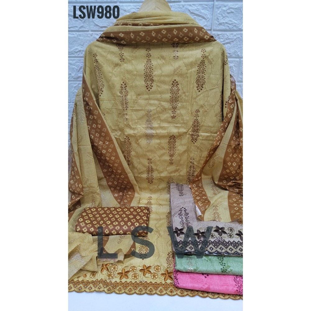 LSW 980 ESHA (Cotton Dupatta)