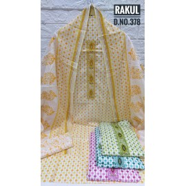 LSW RAKUL 378 (Cotton Dupatta)