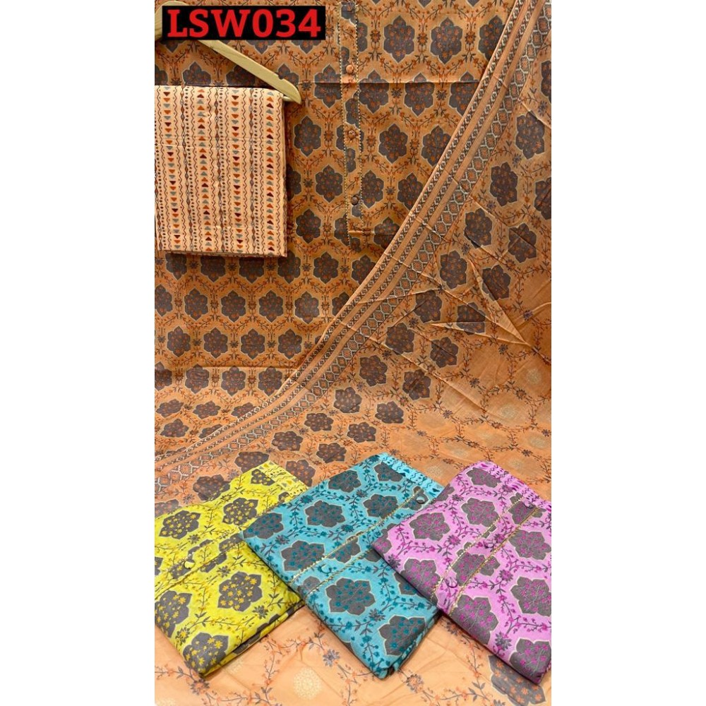 LSW034 (Cotton dupatta)