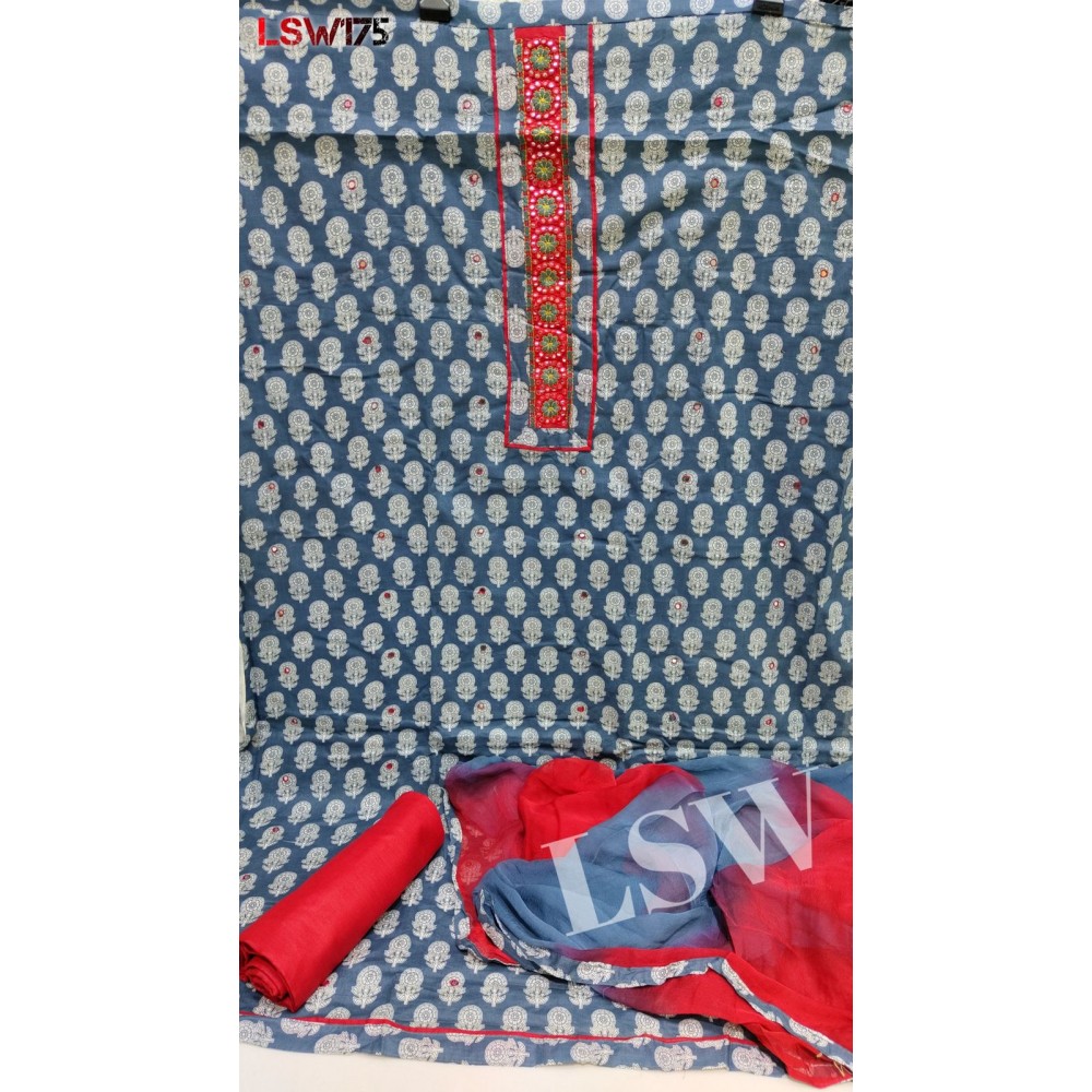 LSW175 BMW (Cotton dupatta)