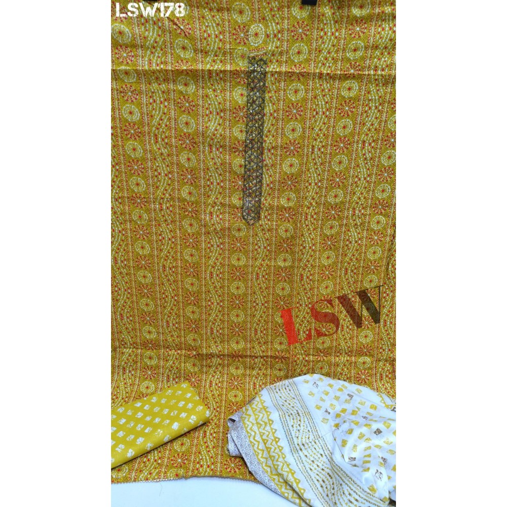 LSW178 MEGHA (Cotton dupatta)