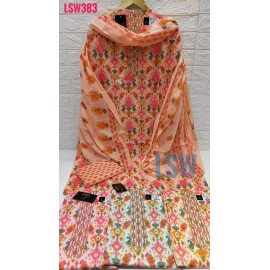 LSW383 LAILA 170 PANAASH (Cotton Dupatta)