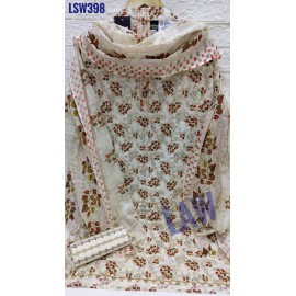 LSW398 LAILA 171 PANAASH (Cotton Dupatta)