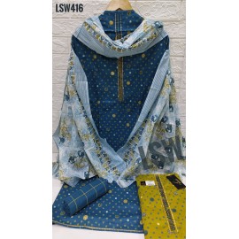 LSW416 LAILA 171 PANAASH (Cotton Dupatta)