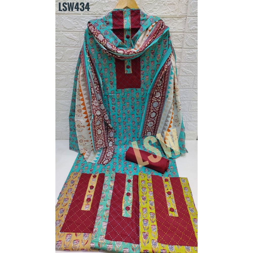 LSW434 MONT HEAVEN (Cotton Dupatta)