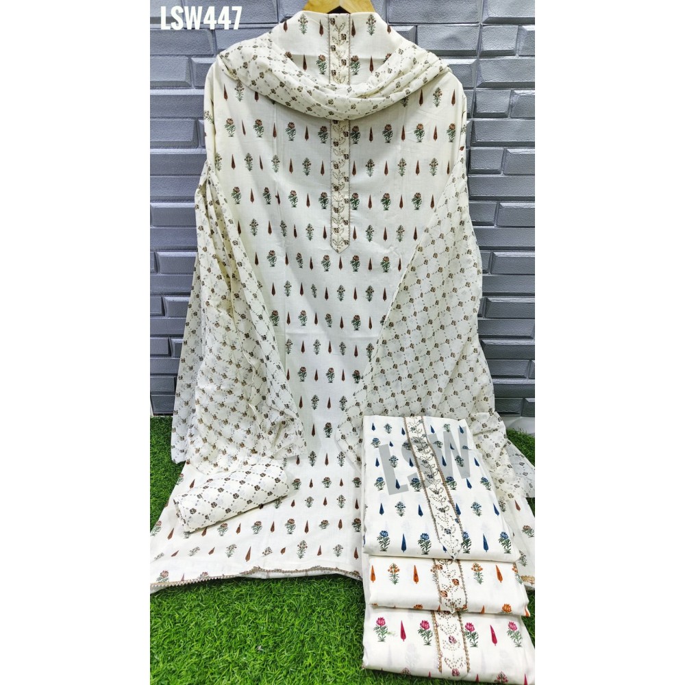 LSW447 RAKUL 335 (Cotton Dupatta)