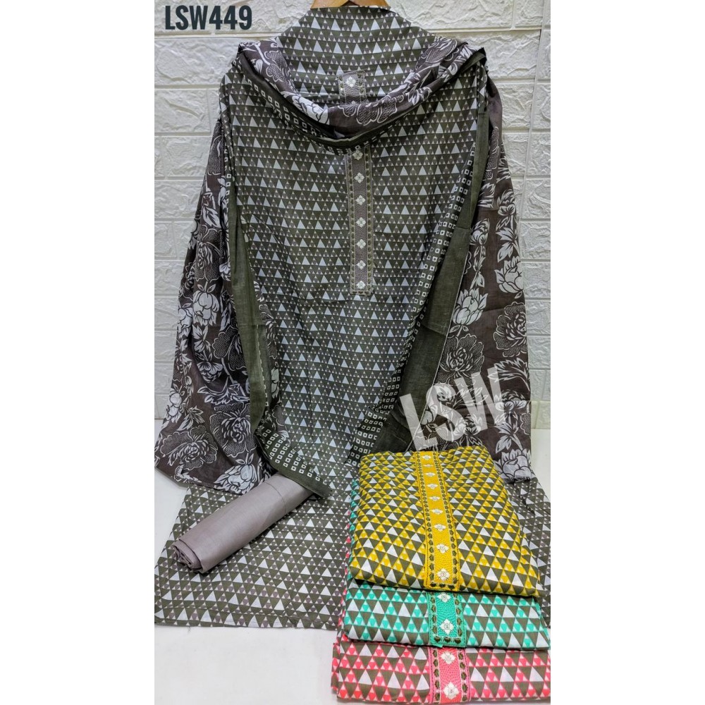 LSW449 RAKUL 340 (Cotton Dupatta)