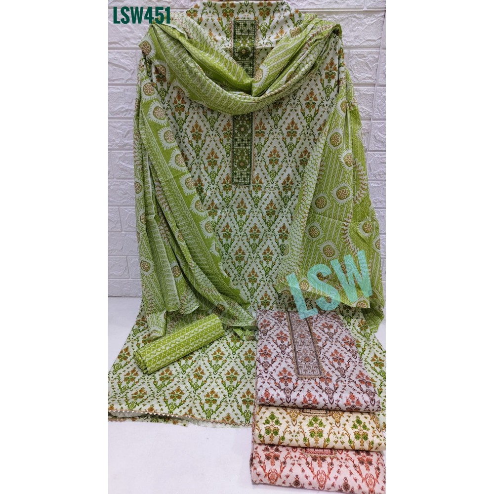 LSW451 RAKUL 523 (Cotton Dupatta)