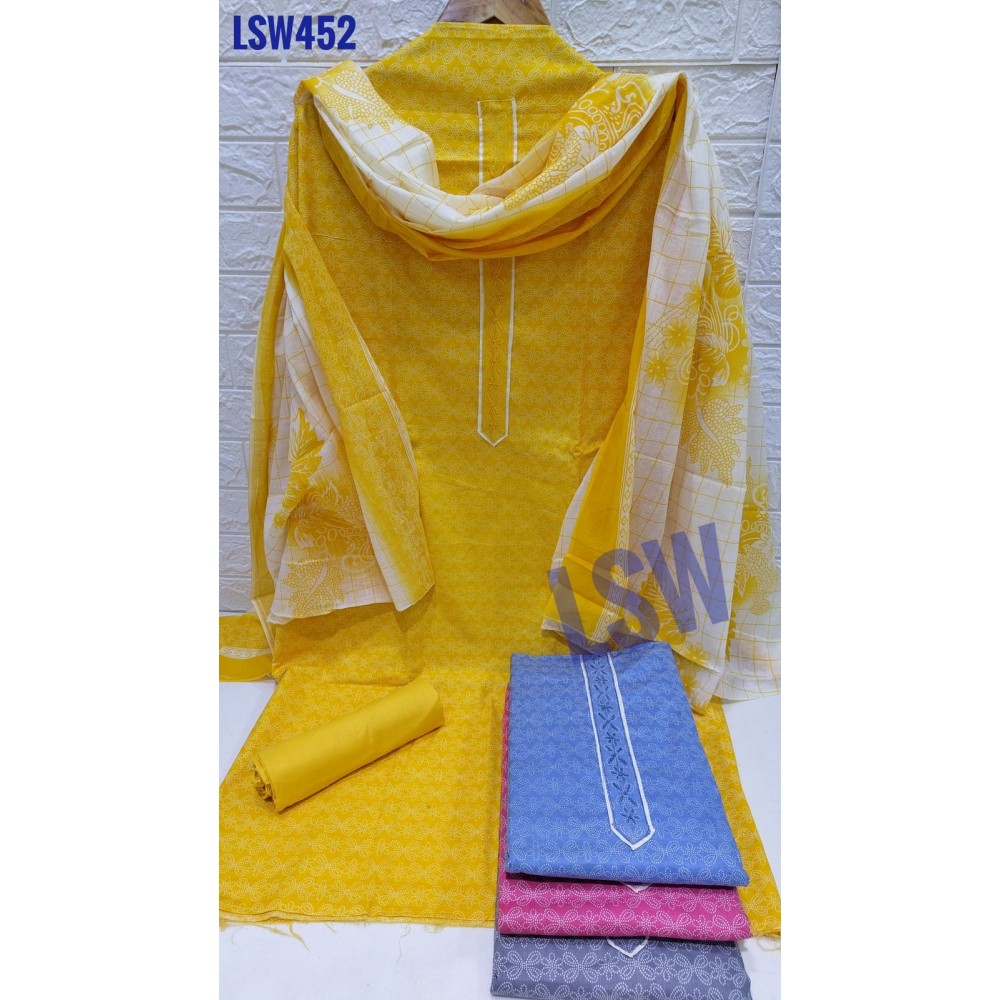 LSW452 RAKUL 421 (Cotton Dupatta)