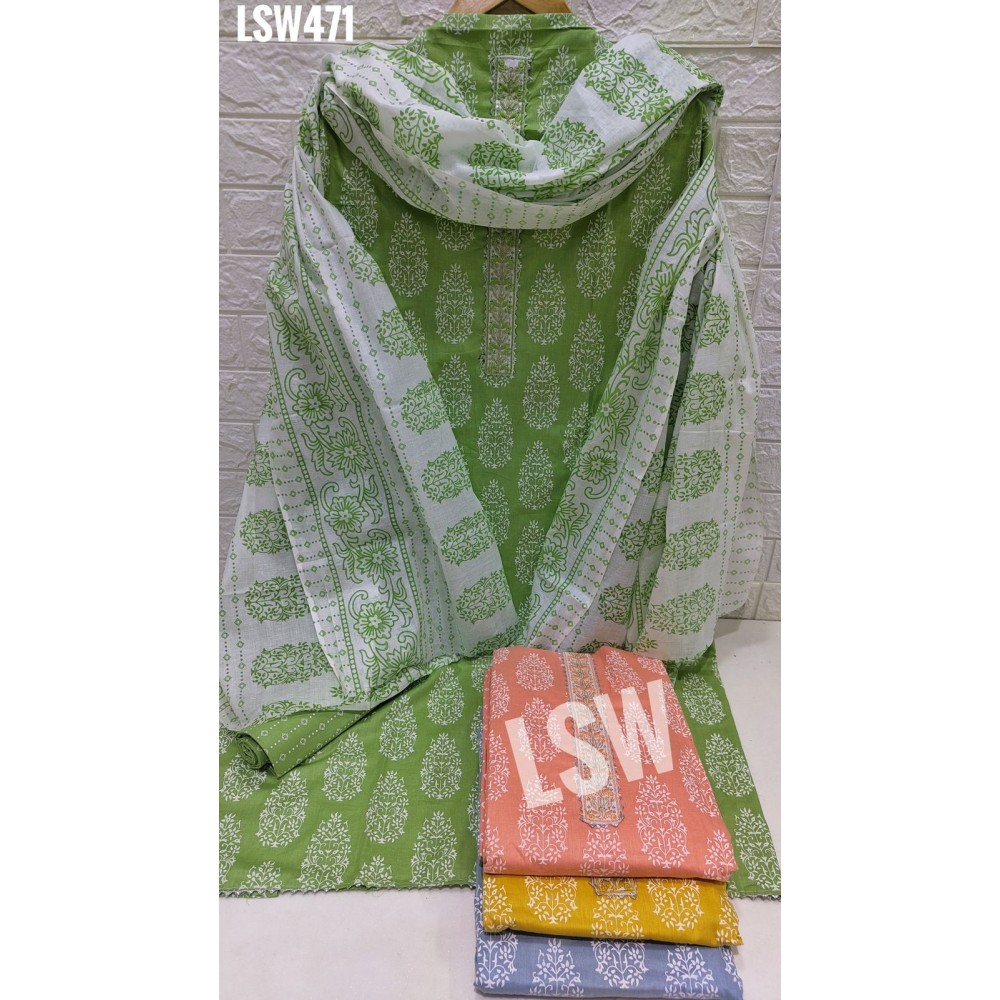 LSW471 (Cotton Dupatta)