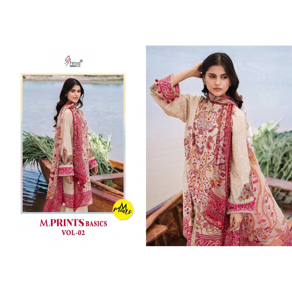 M PRINT BASICS VOL 2 SHREE (Chiffon dupatta)