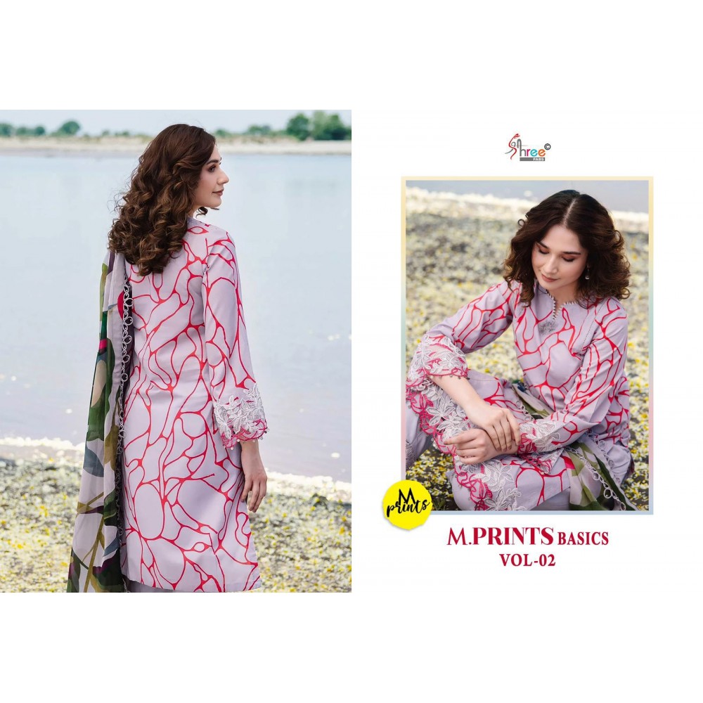 M PRINT BASICS VOL 2 SHREE (Chiffon dupatta)