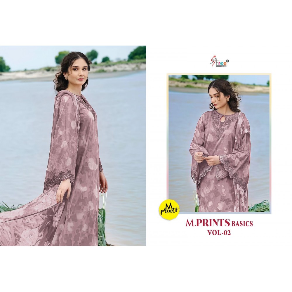 M PRINT BASICS VOL 2 SHREE (Chiffon dupatta)