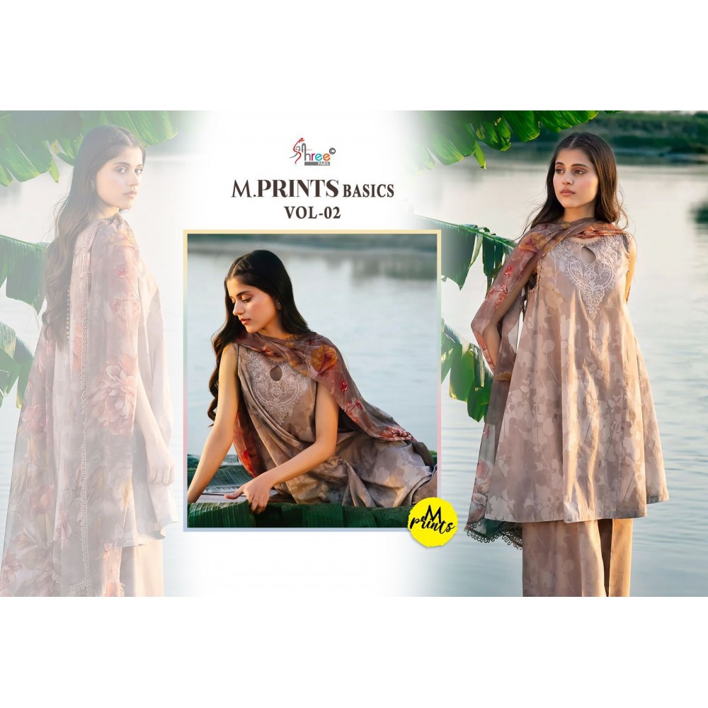 M PRINT BASICS VOL 2 SHREE (Chiffon dupatta)