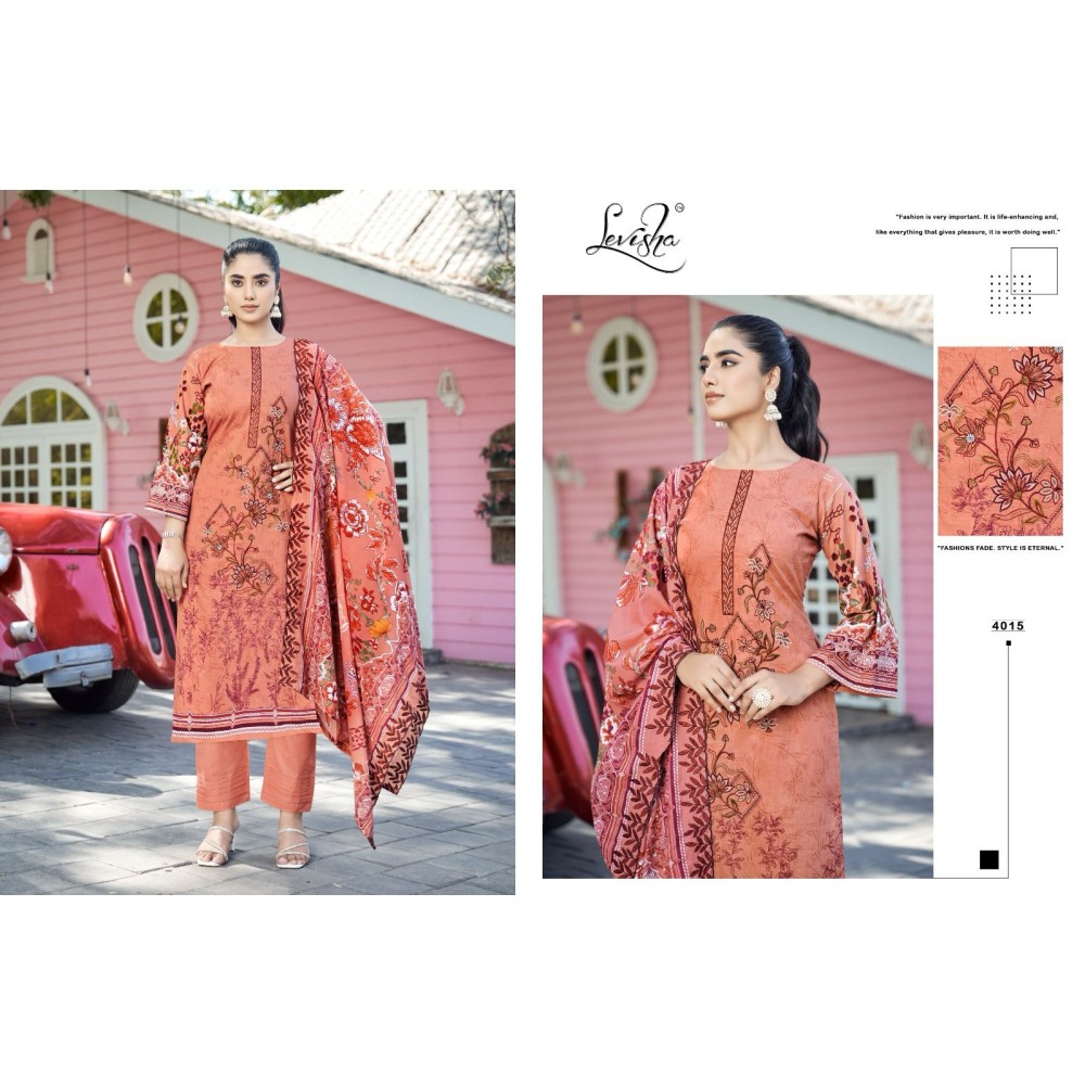 MADHUBALA VOL 4 LEVISHA (Cotton Dupatta)