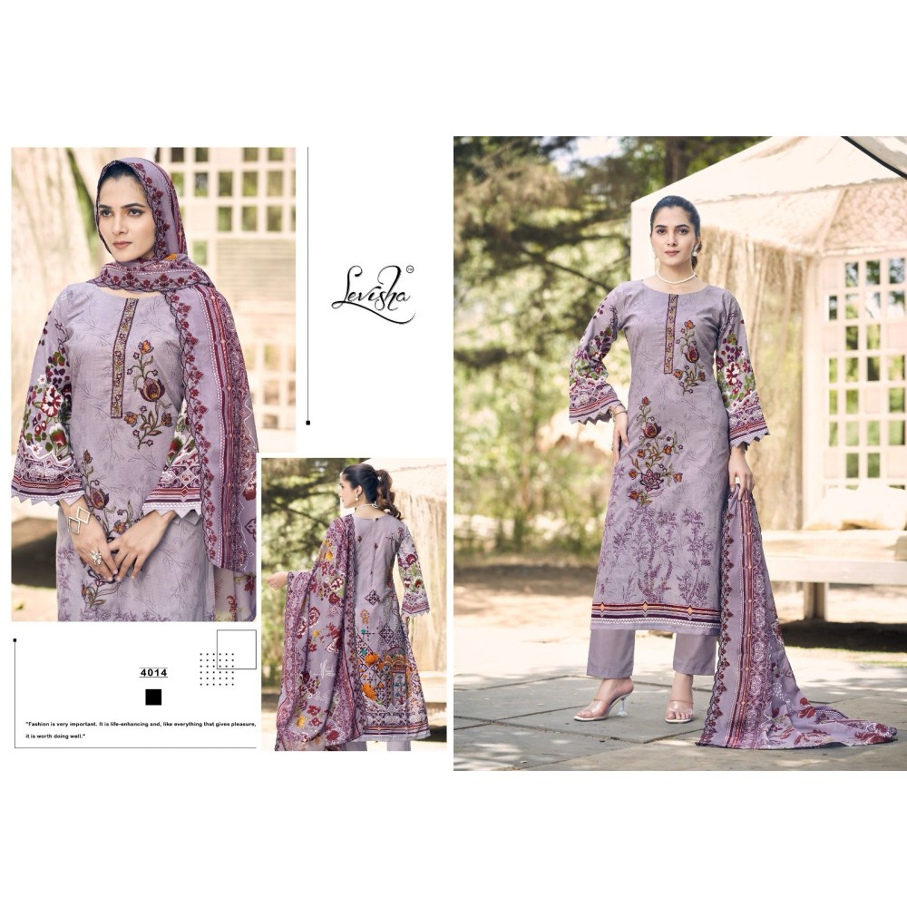 MADHUBALA VOL 4 LEVISHA (Cotton Dupatta)