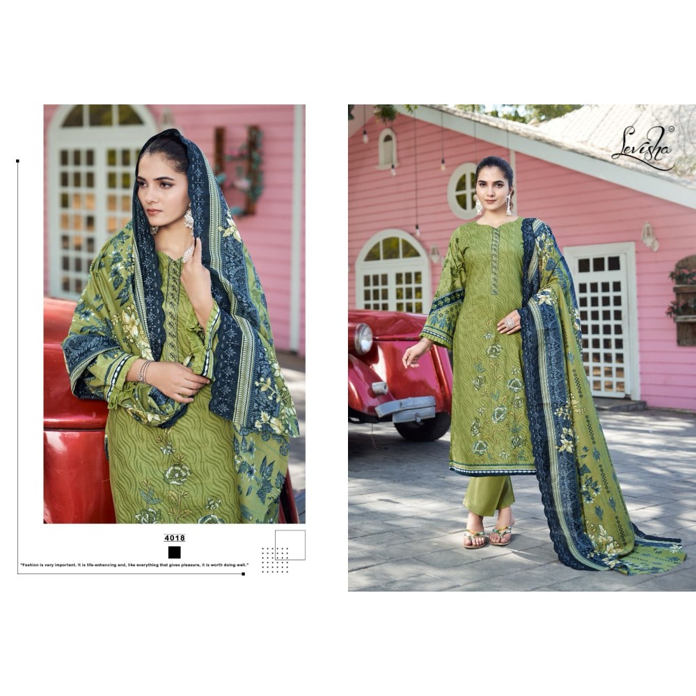 MADHUBALA VOL 4 LEVISHA (Cotton Dupatta)