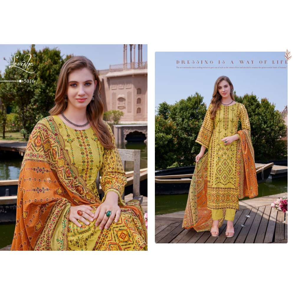 MADHUBALA VOL 5 LEVISHA (Cotton Dupatta)