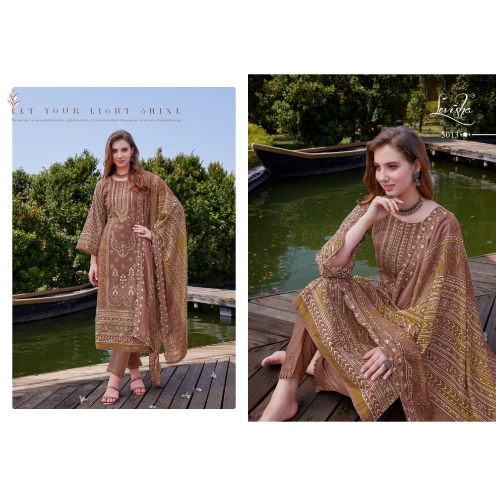 MADHUBALA VOL 5 LEVISHA (Cotton Dupatta)