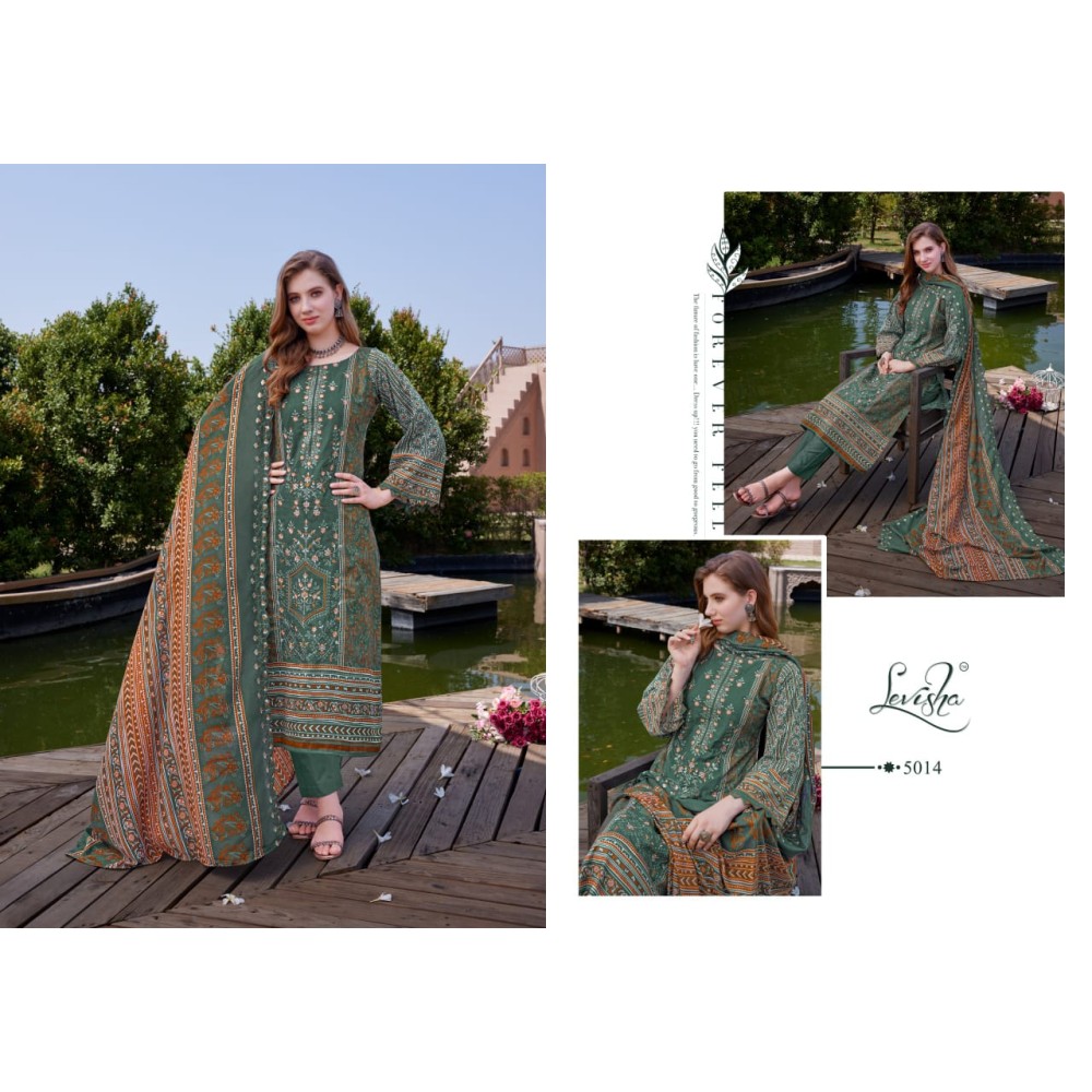 MADHUBALA VOL 5 LEVISHA (Cotton Dupatta)