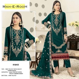 MAH E ROOH 4164 ABCDE VELVET (Winter Collection)