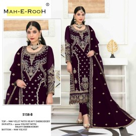 MAH E ROOH 5158 ABCDE VELVET (Winter Collection)