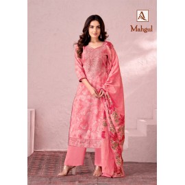 MAHGUL ALOK SUITS (Cotton Dupatta)