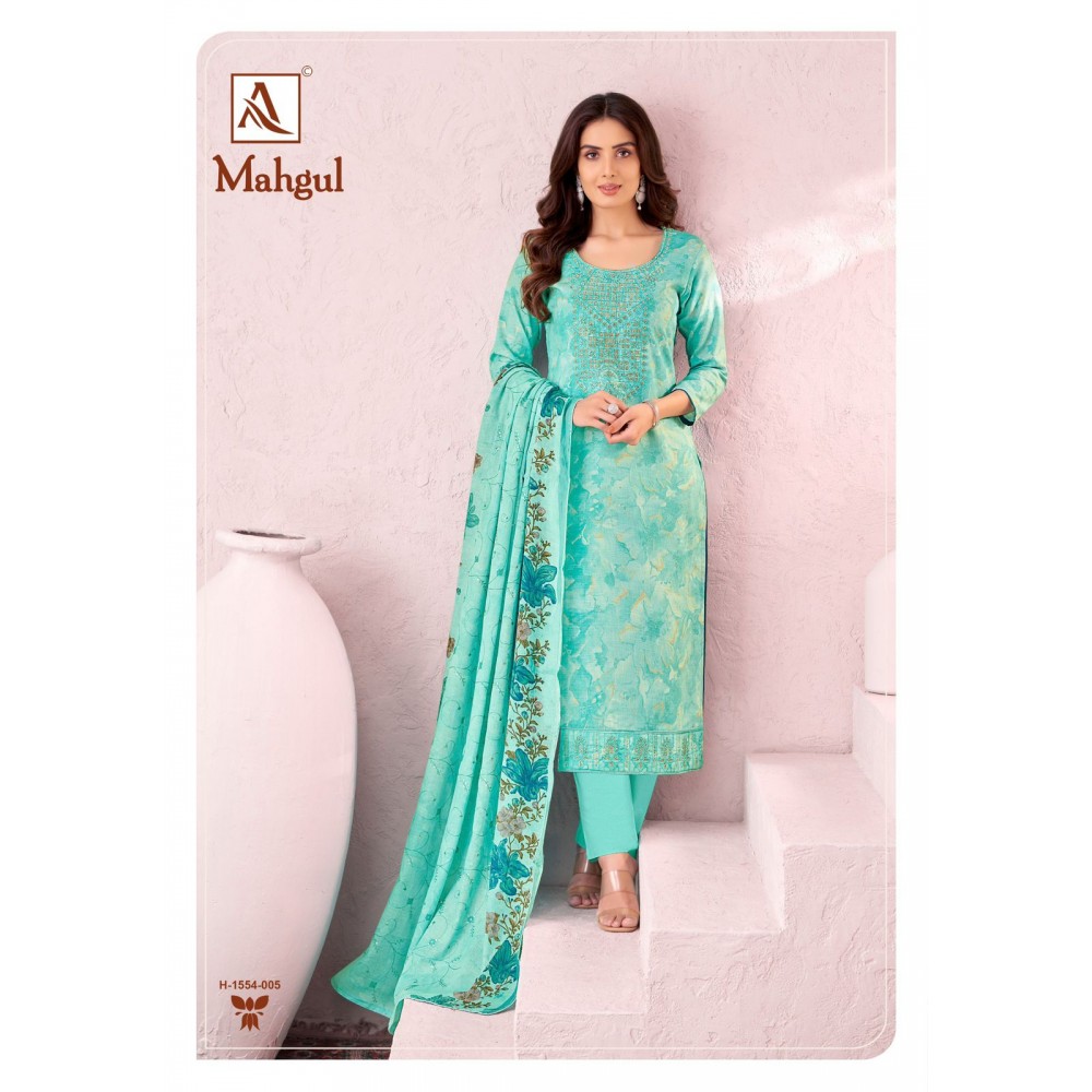 MAHGUL ALOK SUITS (Cotton Dupatta)