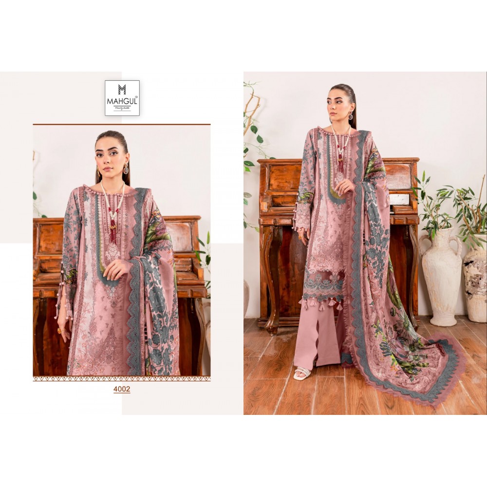 MAHGUL QUEEN COURT VOL 4 SHRADDHA  (Cotton Dupatta)