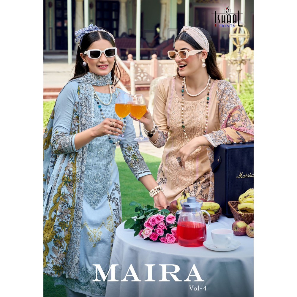 MAIRA VOL 4 ISHAAL (Cotton Dupatta)