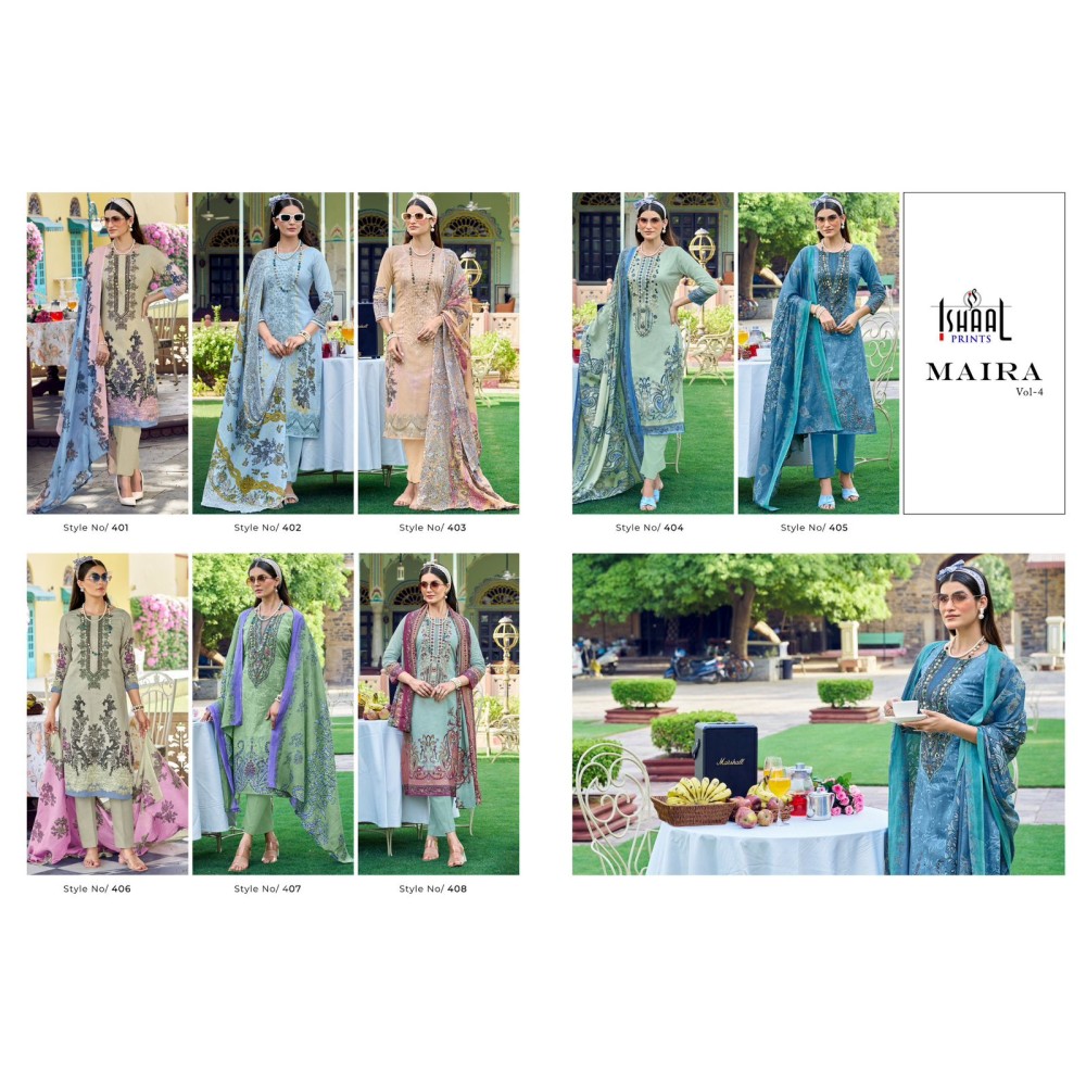 MAIRA VOL 4 ISHAAL (Cotton Dupatta)