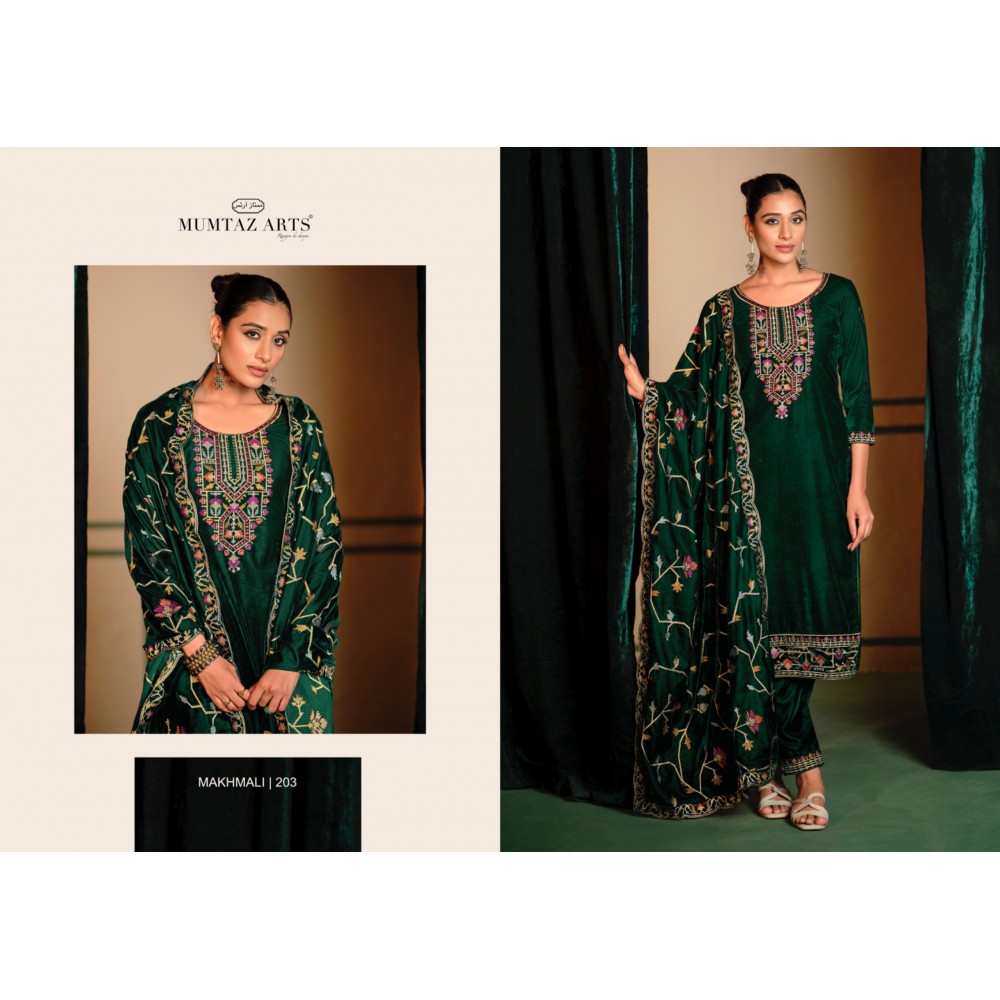 MAKHMALI VELVET MUMTAZ  (Winter Collection)