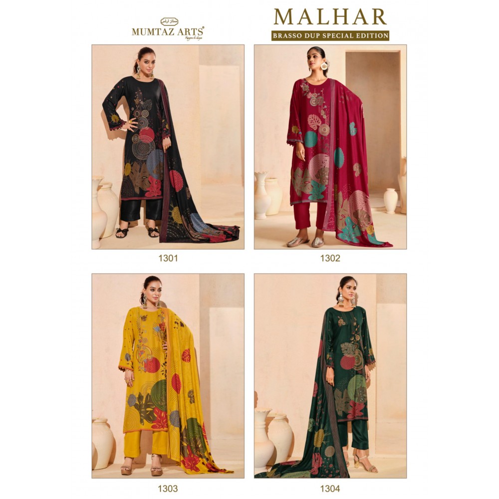 MALHAR BRASSO DUP MUMTAZ ARTS (Winter Collection)