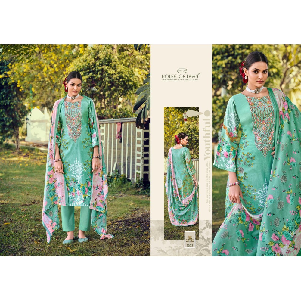 MALHAR VOL 2 HOUSE OF LAWN (cotton Dupatta)