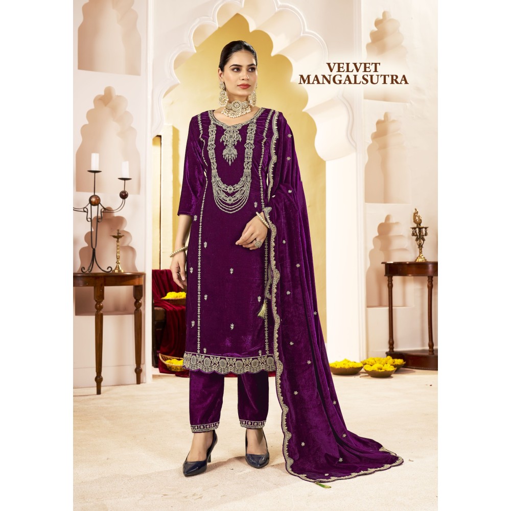 MANGALSUTRA VELVET (winter Collection)