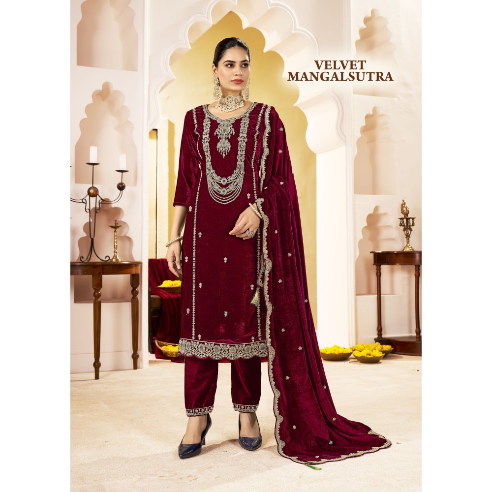 MANGALSUTRA VELVET (winter Collection)